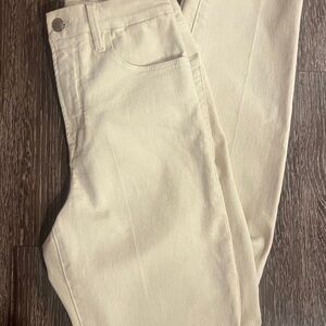 Good American Off-White Denim Pants